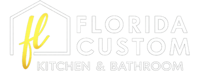 Florida Custom Kitchen & Bathroom White Logo